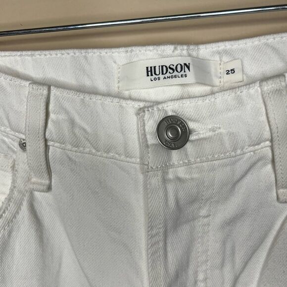 Hudson Thalia Loose Fit White Jeans - Picture 5 of 8